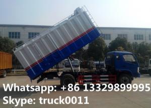 China 18cubic meters bulk grains farm delivery truck for sale, best price bulk grains self-sucking discharging van truck wholesale