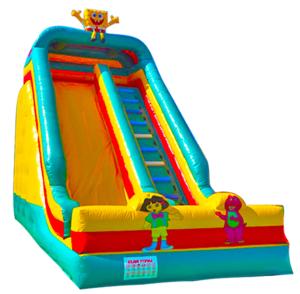 China SpongeBob Children Fun Park Inflatable Slide For Kids wholesale