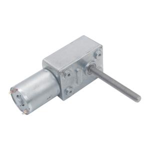 China Faradyi Long Shaft 370 Motor with 4632 Worm Gearbox High Torque Electric Motor Drive bldc Worm Gear Dc Motor wholesale