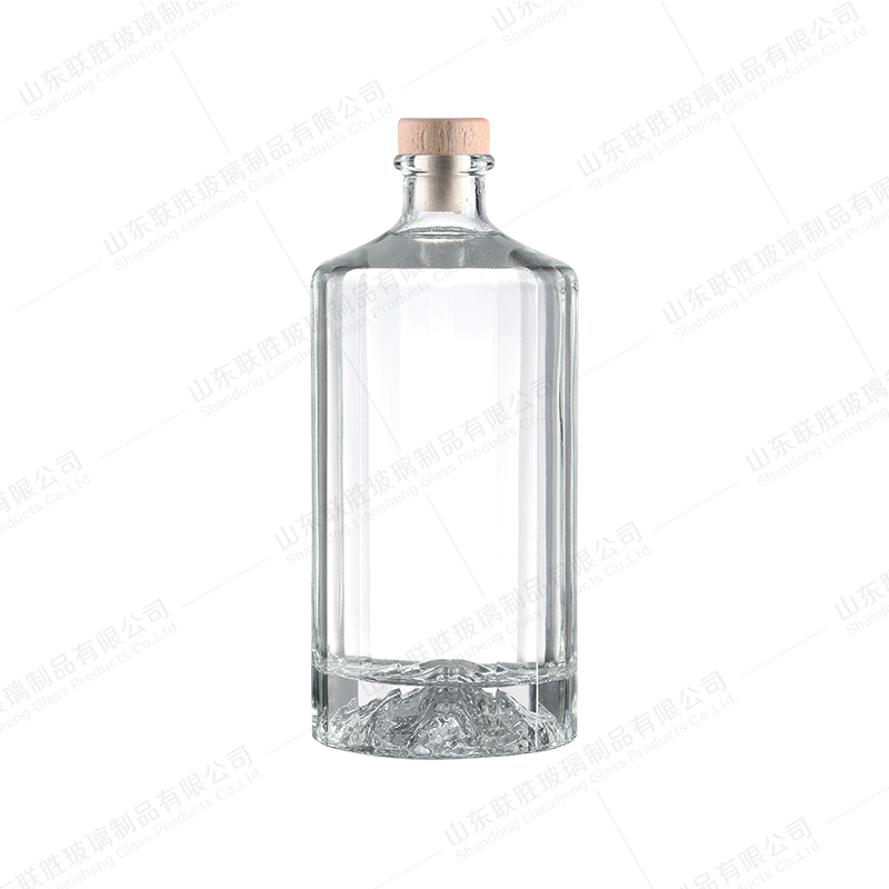 500ml 750ml Glass Decanter Wine Bottle for Beverage Drinking Milk Water Base Material