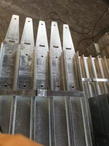 China 10mm Railway Sleeper Galvanised Bracket Customized For Fencing wholesale