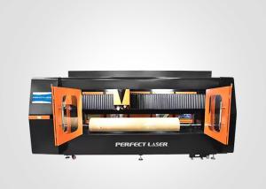 China CNC Rotary Wood Template Die Milling Cutting Machine Automatic Double Heads wholesale