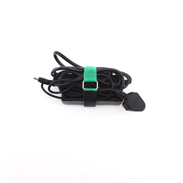 Reusable Hook And Loop Strap Adjustable Hook And Loop Fastening Cable Ties With Metal Buckle
