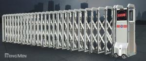 China Trackless Remote Control Automatic Folding Gate For Government Entrance wholesale