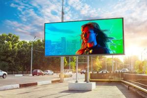 China Full Color 260W Outdoor Fixed LED Display P10 1R1G1B Colorlight Cards wholesale