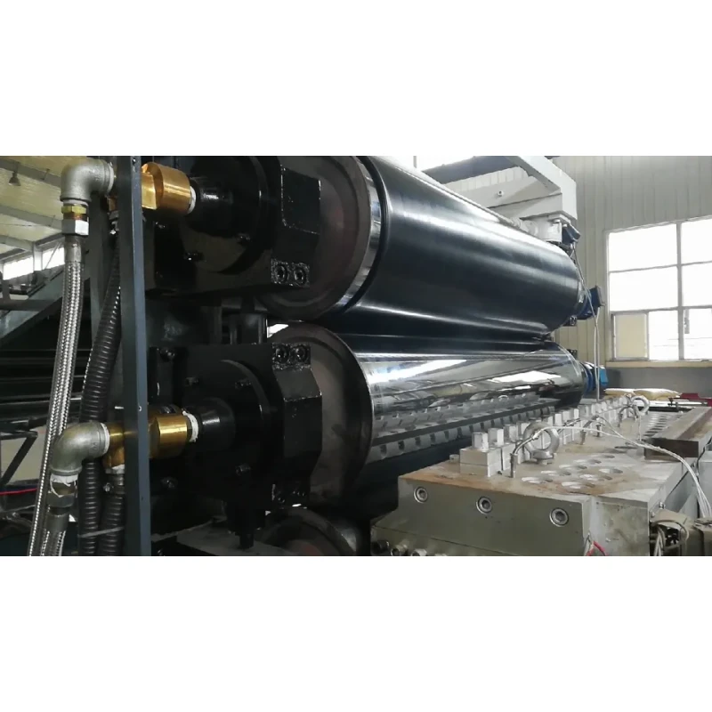 Plastic Sheet Extrusion Line for Single & Multilayer Sheet with Maximum 3000mm Width and 0.1-30mm Thickness