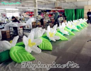 Hot Sale Inflatable Flower Chain with Blower for Wedding Decoration