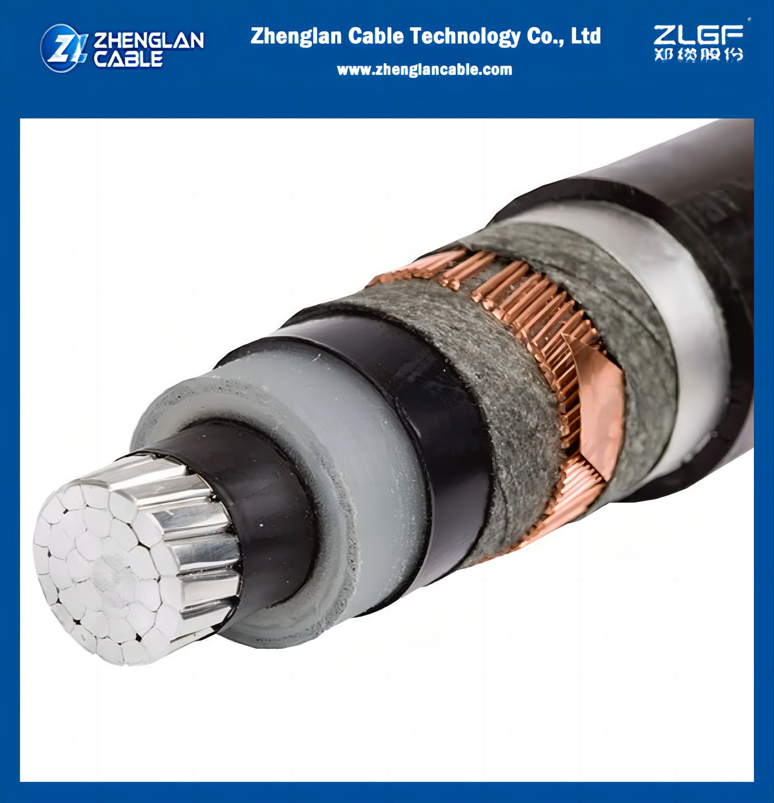 MV Underground Power Cable NA2XSY NA2XS2Y NA2XS(F)2Y N2XSEY XLPE Insulation with PVC/PE Sheath Standard DIN VDE0276-620