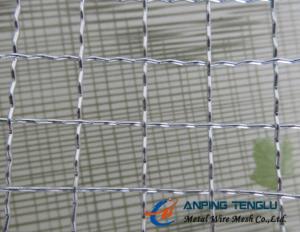 China 10mm, 12.7mm, 20mm Opening Crimped Wire Mesh for Producing Barbecue Grill wholesale
