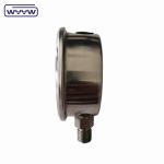 60mm Double Scale All SS Pressure Gauge , Glycerin Filled Pressure Gauge