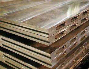 China 4x8ft Carbon Steel Hot Press Plates Steam Platen Electrically Heated wholesale
