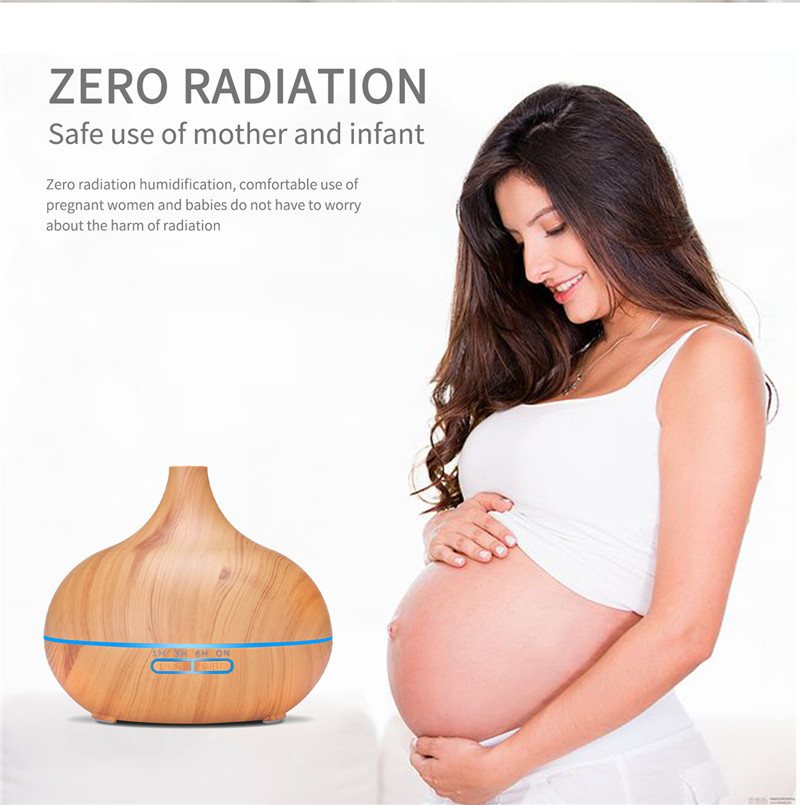 Wholesale 500ML Large Capacity Ultrasonic Aroma Diffuser Aromatherapy Remote Control Mute Essential Oils Air Humidifier
