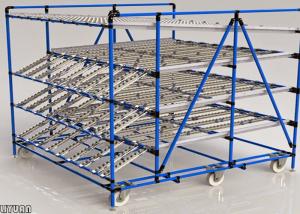 China Plastic Roller Carton Flow Rack Roller Sliding Shelves For Warehouse Storage wholesale