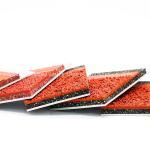 Red and Blue Sports Track Rubber Interlocking Running Track