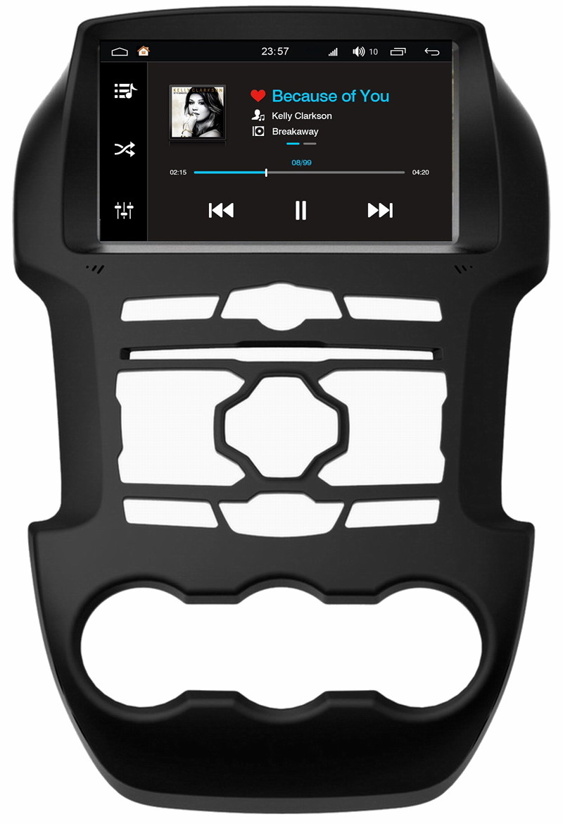Ouchuangbo auto gps navi media S200 platform android 8.0 for Ford Ranger 2013 support USB SWC AUX wifi bluetooth