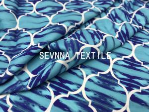 China Printed Aquafil Fishing Net Nylon Spandex Fabric For Activewear Light Weigt wholesale