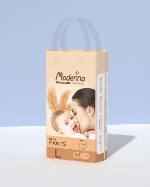 Skin Friendly Organic Baby Pants Baby Diaper Pants Easy To Pull On Disposable