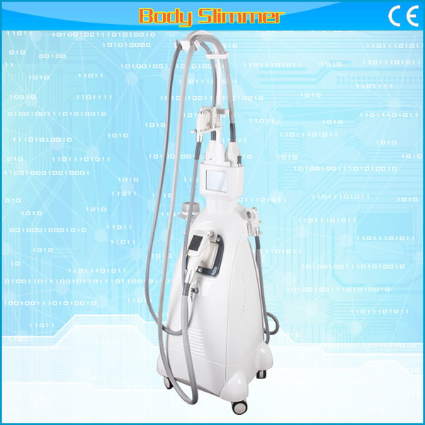 Four Head Ultrasonic Cavitation Body Slimming Machine With Handheld Ultrasound Probe