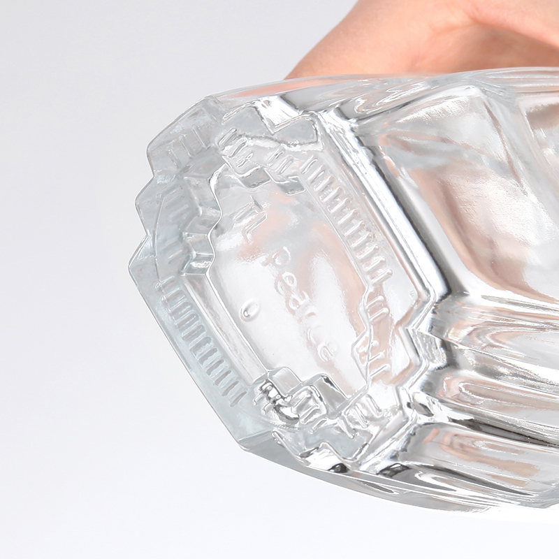 Square Glass Bottle for Wine Brandy Vodka Whisky Made of Healthy Lead-free Glass