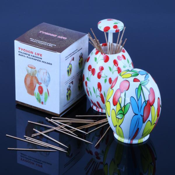 10cm Height Modern Abs Plastic Toothpick Holder Storage Box