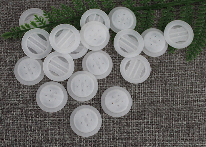 Eco Friendly PE Clear One Way Degassing Valve Adhere To Coffee Foil Flat Bottom Bags
