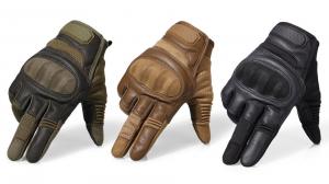 China SWAT Polyester Military Tactical Gloves With Knuckle Protection Perforated Microfiber wholesale