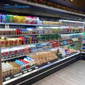 China Stainless Steel Bottom Cake Display Refrigerator , 2500L 580KG Open Display Freezer wholesale