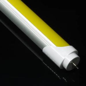 China Anti UV Yellow Cover T8 LED Tube Light with 2700-3200K Color Temperature 12V/24V Input Voltage wholesale