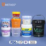 Custom Color Printing Logo PP Food Grade Plastic Ice Bucket Container Manufactur