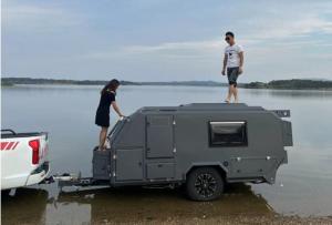 China Light Weight Off Road Camper Trailer Fashionable Designed Top Tent Trailer wholesale