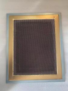 China Brass 25mm Thickness Honeycomb Waveguide Air Vents Faraday Cage Installation on sale
