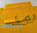 biohazard plastic waste bags clinical disposal bags in yellow color, heavy duty