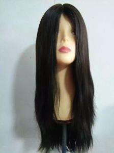 China 16 Inches Natural Color European Virgin Human Hair Jewish Wigs Big Layer wholesale