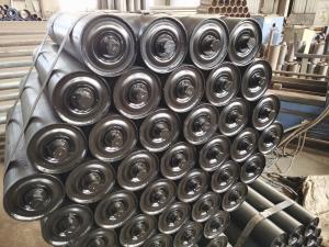 China 114mm Belt Steel Return Troughing Conveyor Idler Roller For Crushing Plant wholesale