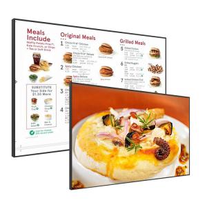 China TFT 43 Inch Indoor Digital Signage Displays Restaurant Menu Board wholesale