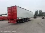 Self dumping Van Box Semi Trailer Curtain Side Truck Trailer with Wabco Relay