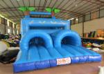 Inflatable Outdoor Obstacle Course Bounce House , Blow Up Obstacle Course 12 X 4