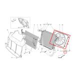 For Maserati Quattroporte Ghibli Cooling Radiator Electric Fan OEM 670003403