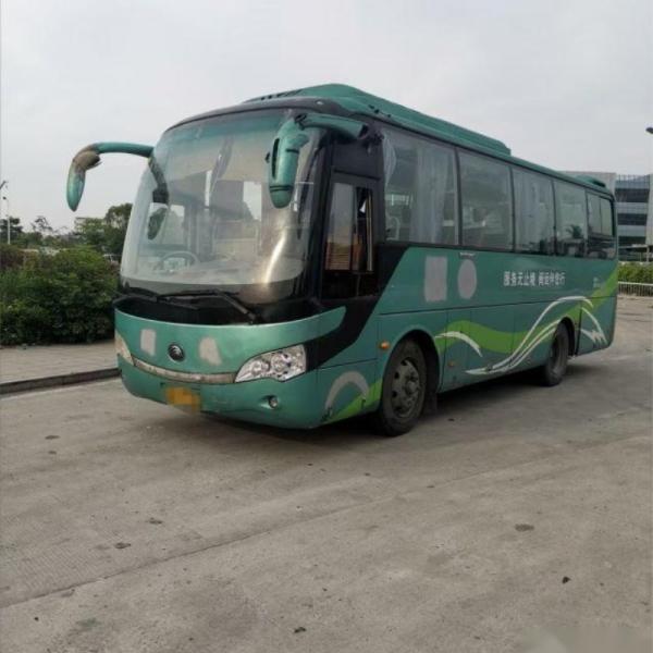 ZK6938H9 Blue Used Yutong Buses 39 Seats Used Journey Bus 2010 YEAR Great