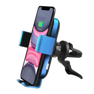 China Infrared Sensing Aluminum Alloy 10W Qi Car Phone Charger wholesale