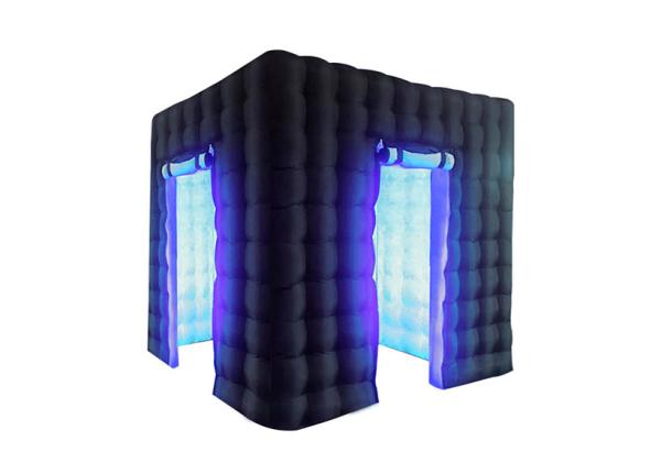 Weddings Led Photo Booth Enclosure Inflatable Cube Photo Booth Anniversary