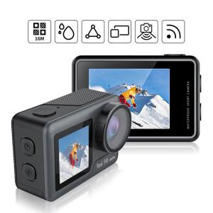 China Real 4K FA07A 1080P Sports Camera Wifi Action Camera Outdoor Dual Screen For Diving wholesale