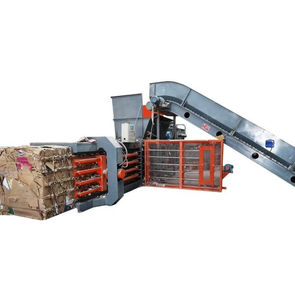 Fully Automatic Baler for Waste Paper Recycling of Cardboard Cartons in High