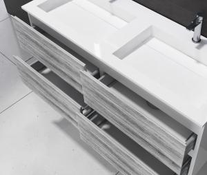 China Solid Surface Bathroom Vanity Cabinets Non Toxic Eco Friendly wholesale