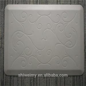 China 2016 new Flower grain jacquard design anti-fatigue door mat wholesale
