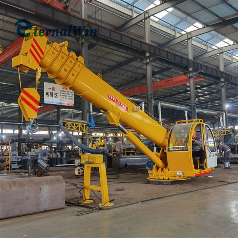 ABS CCS Certified Knuckle Boom Marine Crane For Fishing Commercial