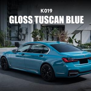 China K019 Gloss Tuscan Blue TPU Color Car Paint Protective Film Glossy Vinyl Wrap wholesale