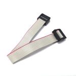 1mm 1.27mm Pitch Single Row Ribbon Cable 10 Pin 10 Core 180mm