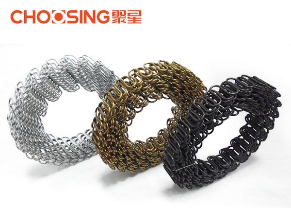 Quality 30 Mtr Roll Upholstery Seat Springs , Replacement Sofa Springs Silver Color Outstanding Elasticity for sale