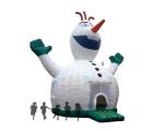 Frozen Inflatable Games Olaf Bounce House Commercial Grade Logo Custom